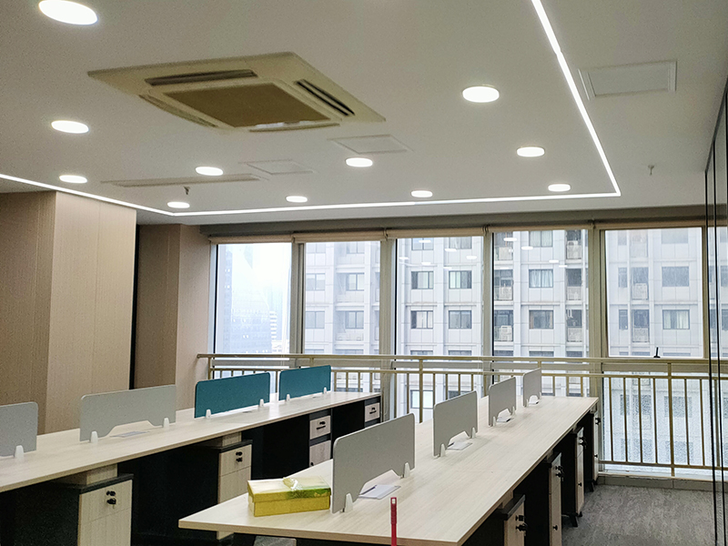 深圳世宏大厦156㎡商业装修 混搭风中小型企业办公室设计方案
