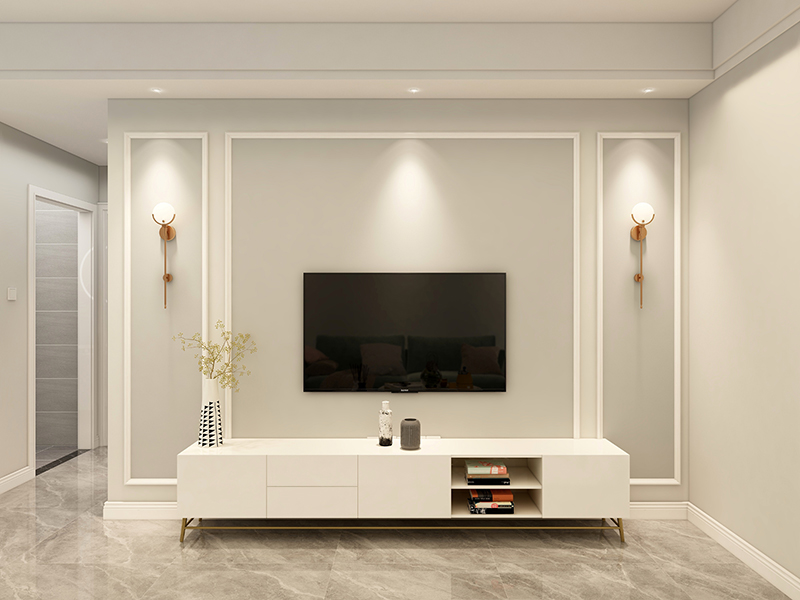 您还在用“家和万事兴”的电视墙吗？客厅电视墙装修设计技巧(图4)
